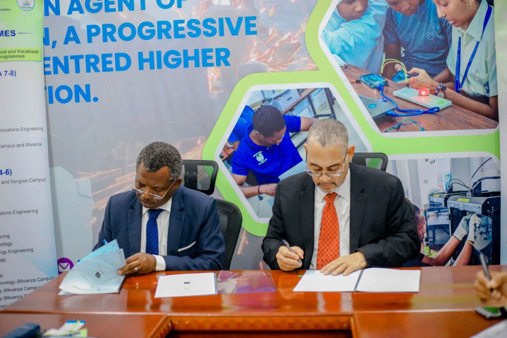 DIT YASAINI MKATABA NA CEBOT YA MAREKANI KUIMARISHA ELIMU YA UFUNDI, UTAFITI NA UBUNIFU